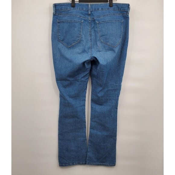 NYDJ Lyft Tuck Technology High Rise Jeans Denim Pants Women Size 16 Bootcut - Picture 4 of 13